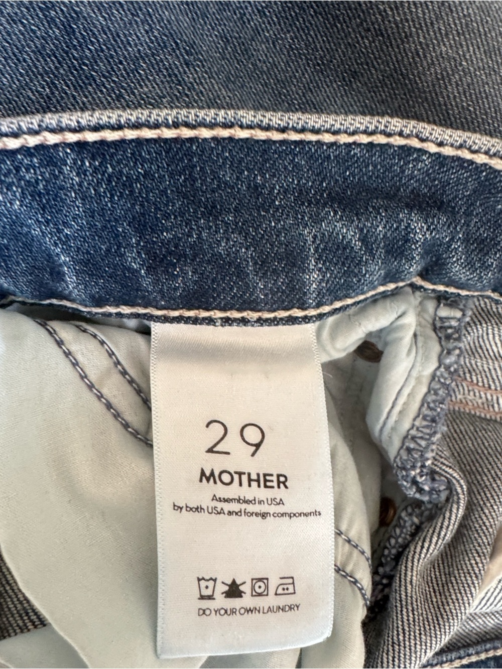 MOTHER High-Rise Jeans in Indigo